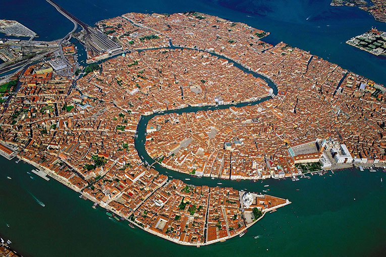 Венеция вид сверху