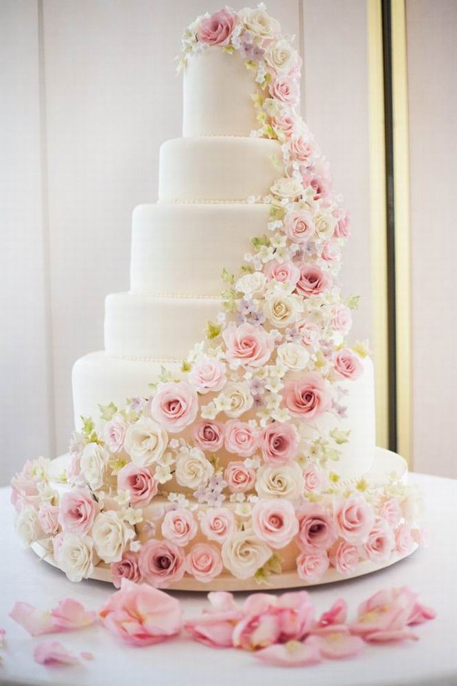 Красивые свадебные торты. Фото 10