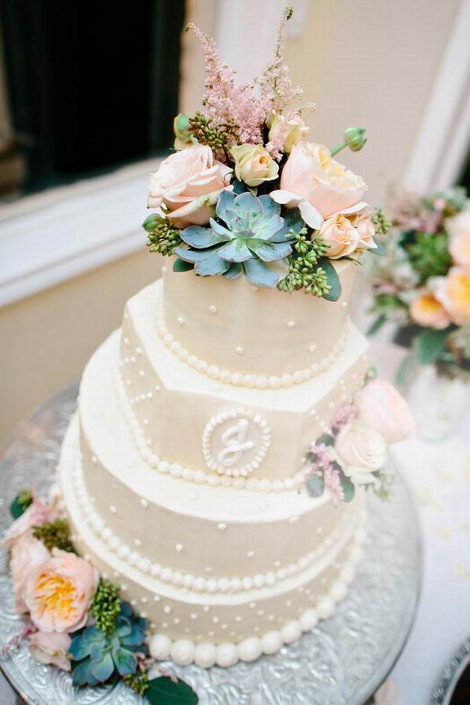 Красивые свадебные торты. Фото 17