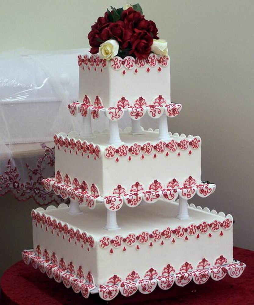 Красивые свадебные торты. Фото 19