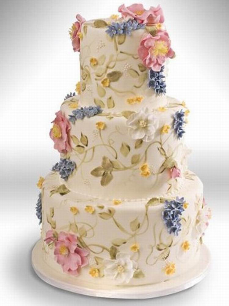 Красивые свадебные торты. Фото 28
