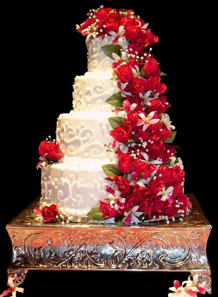 Красивые свадебные торты. Фото 38
