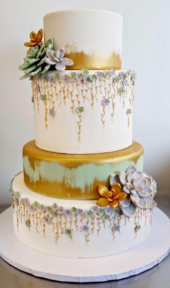 Красивые свадебные торты. Фото 42