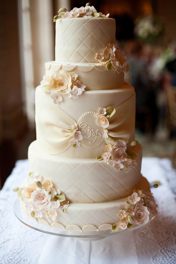 Красивые свадебные торты. Фото 45