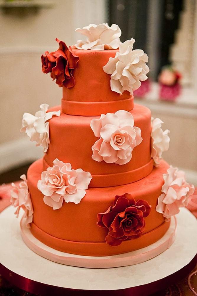 Красивые свадебные торты. Фото 46