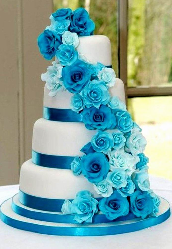 Красивые свадебные торты. Фото 52