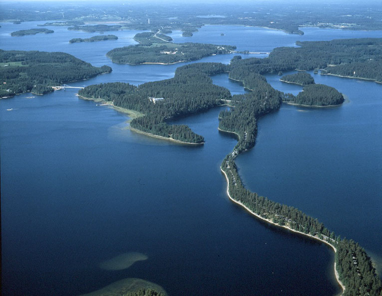 Финляндия - сеть озер 
