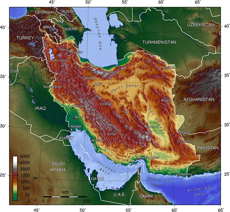 Фото Иран на карте