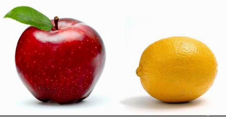 Кислые яблоки или лимон