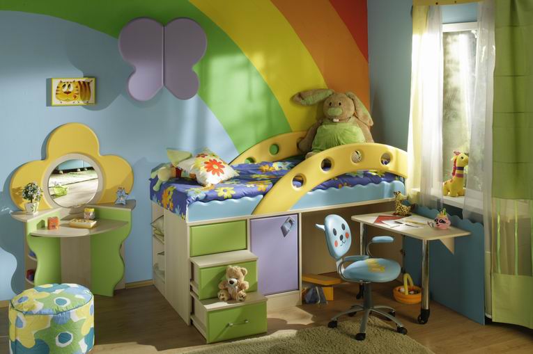 Какой может быть цвет детской комнаты? фото 13