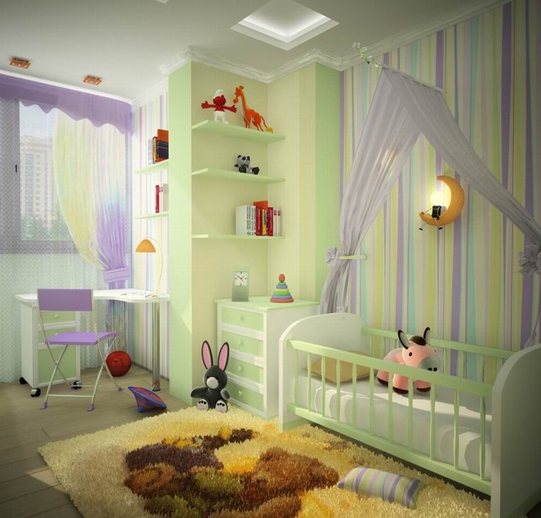 Какой может быть цвет детской комнаты? фото 5